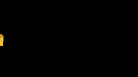Thank you text animation on black background Stock Footage 341373896