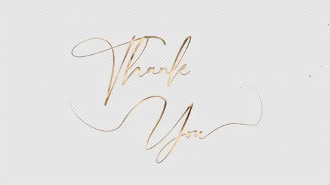Thank You Text Animation Stock Footage 309892431