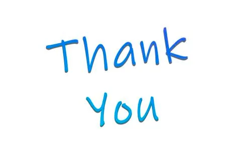 Thank you text on background Stock Illustration