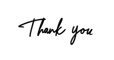 Thank you text background vector calligraphy script font. Thank you typography Illustrazione stock