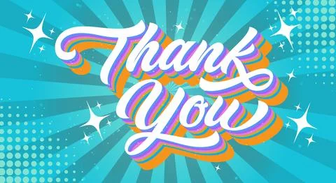 Thank you text effect 스톡 일러스트