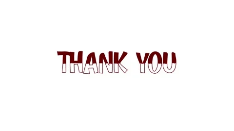 Thank You Text effects 4k Animated. Stock Footage 306030212