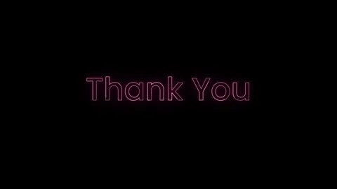 Thank You Text effects 4k Animated. Stock Footage 306030216