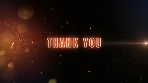 Thank you text. Stock Footage 306781345