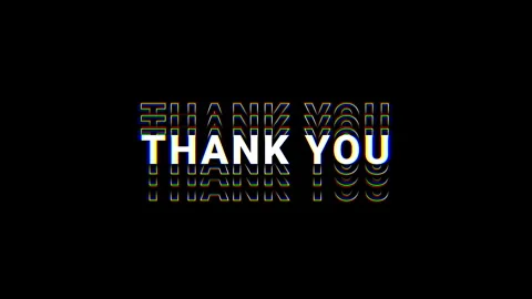Thank you text typography animation 4k video Stock Footage 278320459