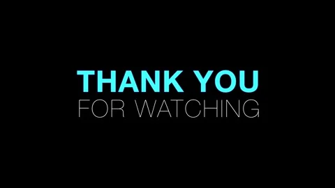 Thank you title animation, motion graphics text animation Stock Footage 293709832