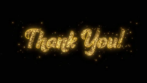 Thank you typography transparent composition Video stock 147987034