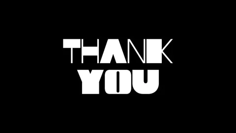 Thank You Variable Font Typography Animation Video stock 339072421