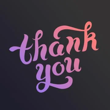 Thank you vector card Stock Illustration