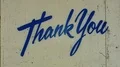 THANK YOU Vintage Home Movie Film Title Graphic Leader Distressed Old Movie 4k or 4k+ Resolution
