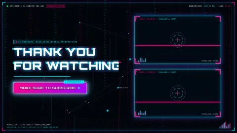 Thank you for watching and make sure to subscribe with digital graphic Stock Footage 344052509