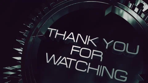 Thank You For Watching Stock Video Footage Royalty Free Thank You For Watching Videos Pond5