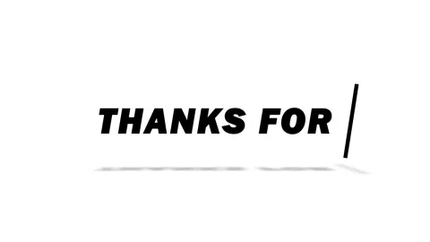 Thank you for Watching Smooth Text Animation on a white background. Stock Footage 246295791