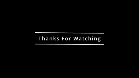 Thank you for Watching Smooth Text Animation Stock Footage 265007902