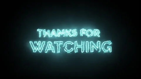 Thank you for Watching Text Animation. Stock Footage 255633828