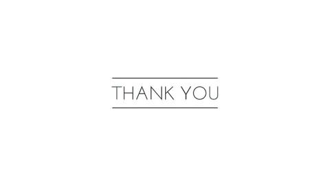 Thank You on white background | Stock Video | Pond5