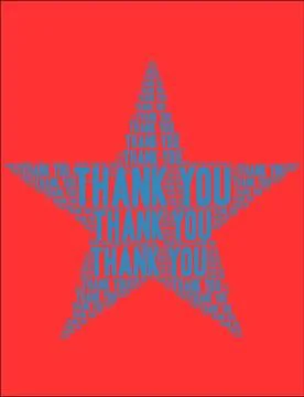 Thank You Word Cloud Stock-Illustration