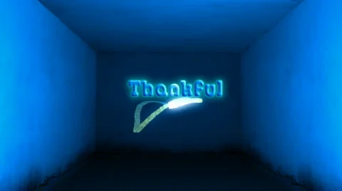 Thankful Label 스톡 동영상 1391981