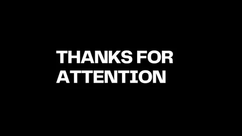 Thanks for attention outro video Stock Footage 263114676