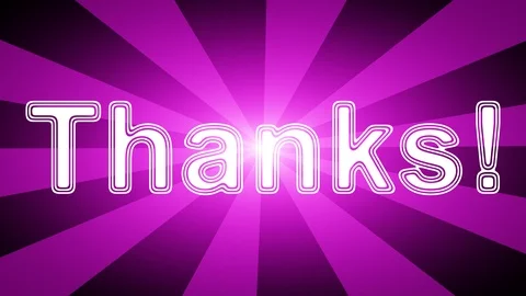 Thanks icon in red abstract background with rays. Stock Footage 113740606