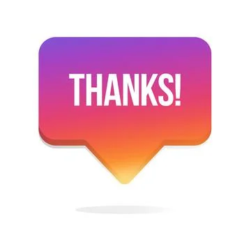 Thanks Illustrazione stock