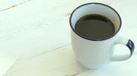 "Thank`s" message in the morning Video stock 49408557