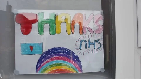 Thanks NHS Edit HD Stock Footage 128308898
