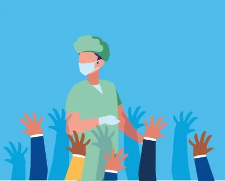 Thanks to a professional man for his work Illustration