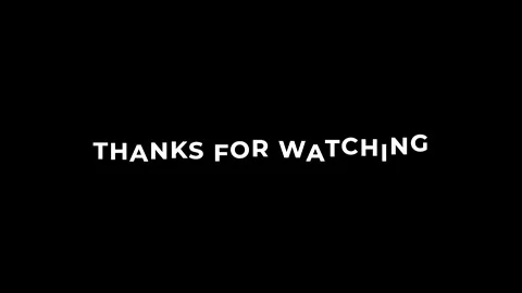 Thanks for watching advertisement promo text animation video. High-quality 4K fo Stock Footage 295778588