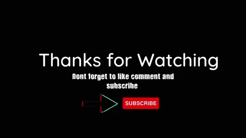 Thanks for watching black Video stock 236004889