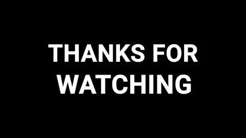 Thanks For Watching bold text with pixel glitch on black background Stock Footage 317372710