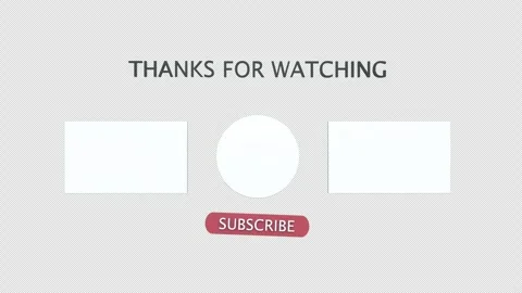 Thanks for watching end screen reminder subscribe 3d animation with alpha c.. Stock Footage 304025769