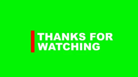 THANKS FOR WATCHING Stock Footage 157940946