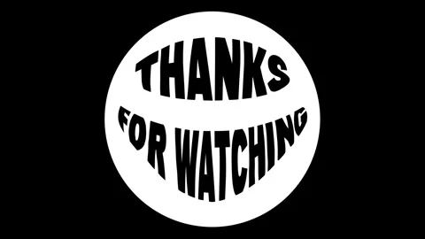 Thanks For Watching Stock Footage 260908132