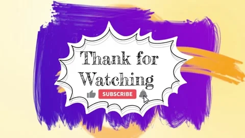 Thanks For Watching Stock Footage 273967802