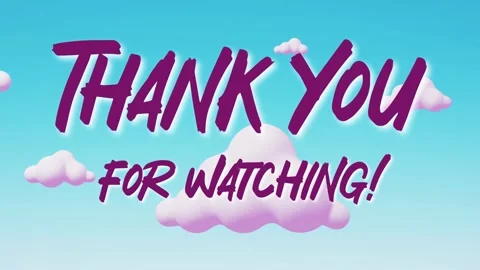 Thanks for watching intro video Stock Footage 243729025