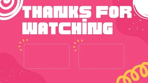 Thanks for watching intro video Stock Footage 243729056