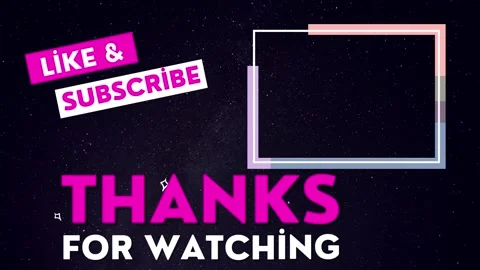 Thanks for watching intro video Stock Footage 243729061