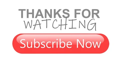 Thanks for watching Mouse arrow click on subscribe button and notification Stock Footage 107346007