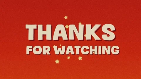 Thanks for watching star Stock Footage 286794749