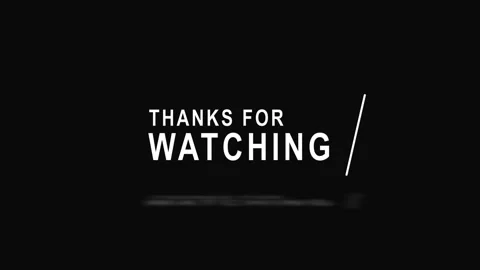 Thanks For Watching Subscribe Button End Screen Animation Stock Footage 338356674