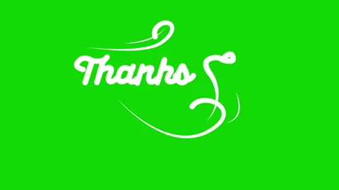 Thanks for watching Text typography animation 4k video Stock Footage 302725644