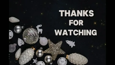 Thanks for watching theme Xmas Stock Footage 295831119