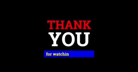 Thank You For Watching My Powerpoint Animation