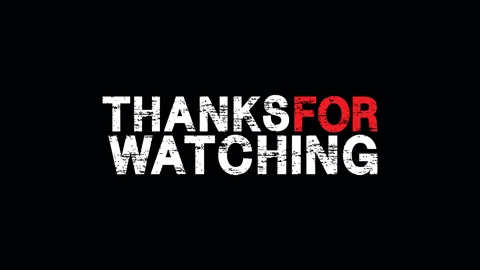 Thanks for wathcing animation Stock Footage 247077515