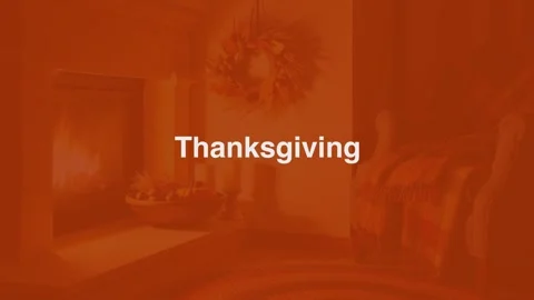 Thanksgiving animated video Stock Footage 322925072
