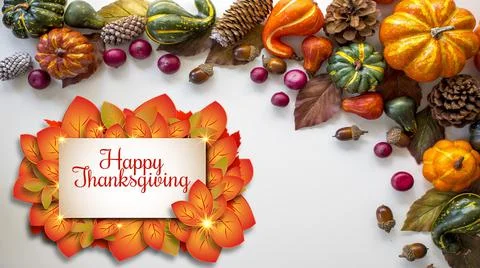 Thanksgiving-Background-02 Stock Photos