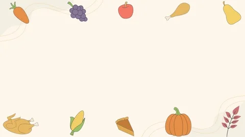 Thanksgiving background Stock Footage 340106560