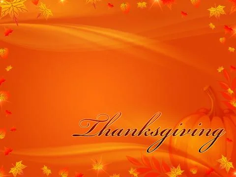 Thanksgiving background Stock Illustration