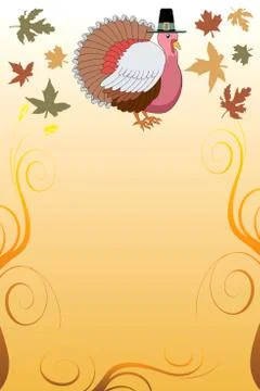 Thanksgiving Background  Stock Illustration